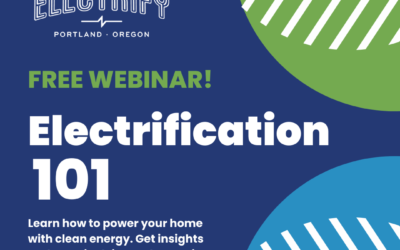 Electrification 101 Webinar: May 3rd at 1pm Pacific